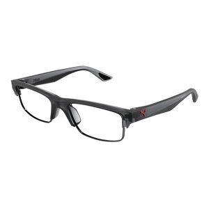 NWT PUMA PU0406O 002 Grey Grey Eyeglasses